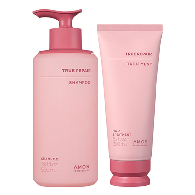 AMOS爱茉诗顺滑修护洗发水500ml顺滑修护护发素200ml深度保湿护理