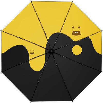 cmon防晒伞五折折叠两用晴雨伞