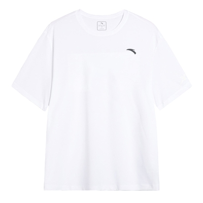 安踏短袖T恤男2025新款夏季男款冰丝速干衣休闲上衣纯色运动体恤