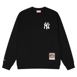 MN官方【MLB联名款】卫衣NY洋基LA道奇百搭长袖圆领运动上衣男女
