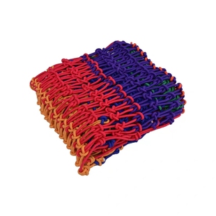 彩色防护网楼梯阳台防坠网挂物吊顶装饰网家用尼龙绳子儿童防护网