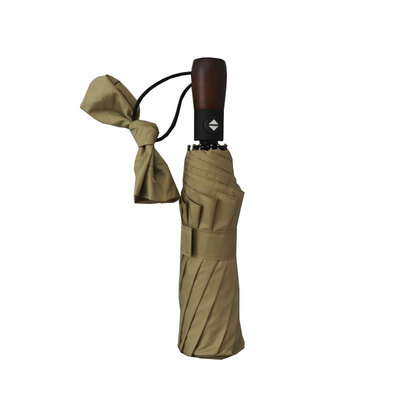 十骨三折全自动实木绅士防风雨伞