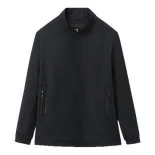 HLA/海澜之家领昂行政夹克25秋季新商务立领通勤挺括干部外套男装