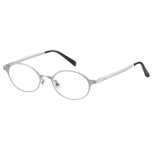 【23】高智感书呆子近视眼镜框女素颜神器平光金属椭圆小框36007