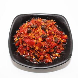 锦程豆豉红烧野山椒辣椒酱湖南特产自制农家超辣香辣下饭菜调味料