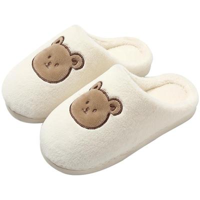 可爱熊棉拖厚底卡通2025新款
