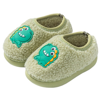 猪爸爸2025新款恐龙宝宝棉拖鞋