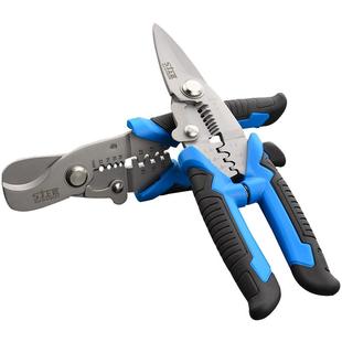 上匠剥线钳多功能电工钳子压线拨线剪线钳电缆剪刀剥皮器扒线钳子