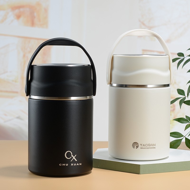 旅行户外便携不锈钢真空焖烧壶保温桶饭盒焖烧杯超长焖粥保温杯子