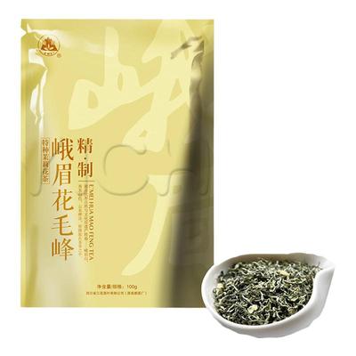 三花牌正宗峨眉精制花毛峰100g