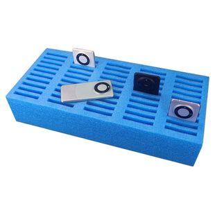 手机收纳新款多功能泡沫盒储存托盘置放摆放手机收纳盒桌面手机盒