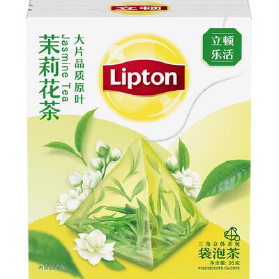 Lipton立顿三角包茉莉花茶香怡人