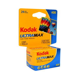 美国Kodak柯达400胶卷UltraMax全能135彩色负片24张27年2月单卷装