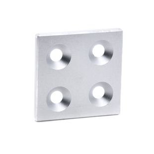 嘉立创FA 铝型材2020/3030/4040配件铝合金盖板金属封盖堵头端盖