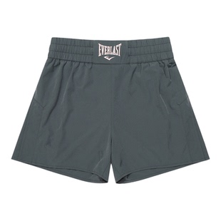 美国EVERLAST拳击裤男跑步运动健身高弹速干凉感防走光三分短裤女
