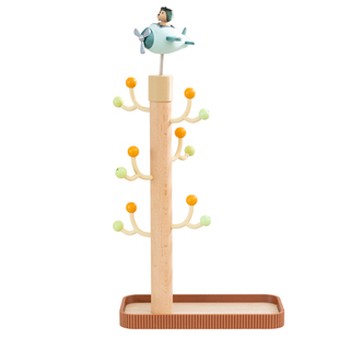 阿楹 多功能钥匙置物挂架手表香水梳妆台书桌收纳盒手串首饰展示