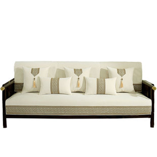 新中式红木沙发垫雪尼尔四季通用防滑2026新款防抓三人位贵妃定制