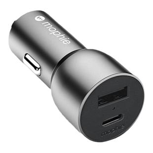 mophie摩尔菲车载充电器32W快充usb双口点烟器车充适用苹果17promax华为iPhone16plus15手机