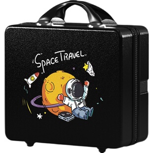 新款日系可爱女化妆包高颜值14寸小行李箱收纳包大容量密码箱16寸