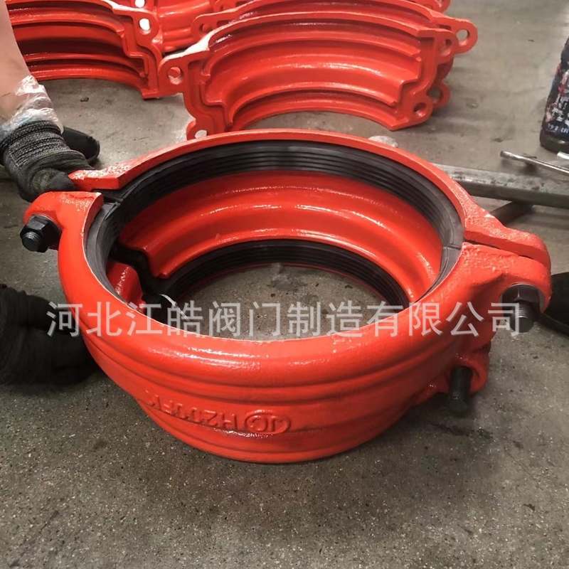 大小头哈夫节球墨铸铁变堵漏哈胶夫反大小头卡子径扣口节