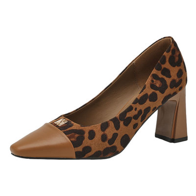 达芙妮小香风浅口玛丽珍鞋