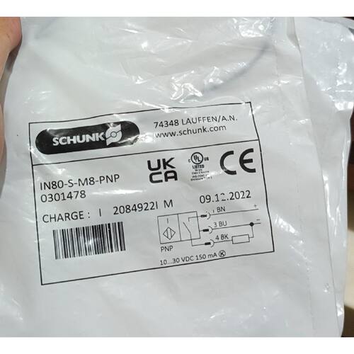 询价-雄克IN80SM8PNP接近开关未封型号0