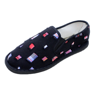 老北京布鞋男士夏季休闲破洞透气民族风乞丐鞋手工男款一脚蹬步鞋