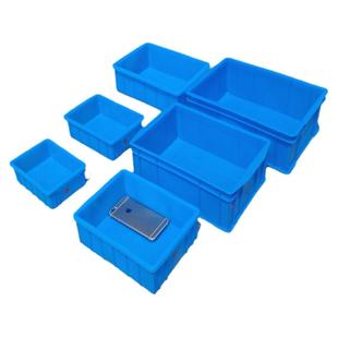 如顺加厚塑料盒长方形五金小盒子货架螺丝盒物料盒蓝色零件盒