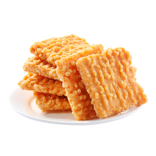 【天猫U先】味滋源蟹黄味锅巴500g酥脆糯米锅巴小吃零食休闲食品