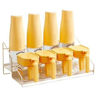 【摩登主妇&黄油小熊】调料盒厨房盐罐油壶调味瓶罐调料组合套装