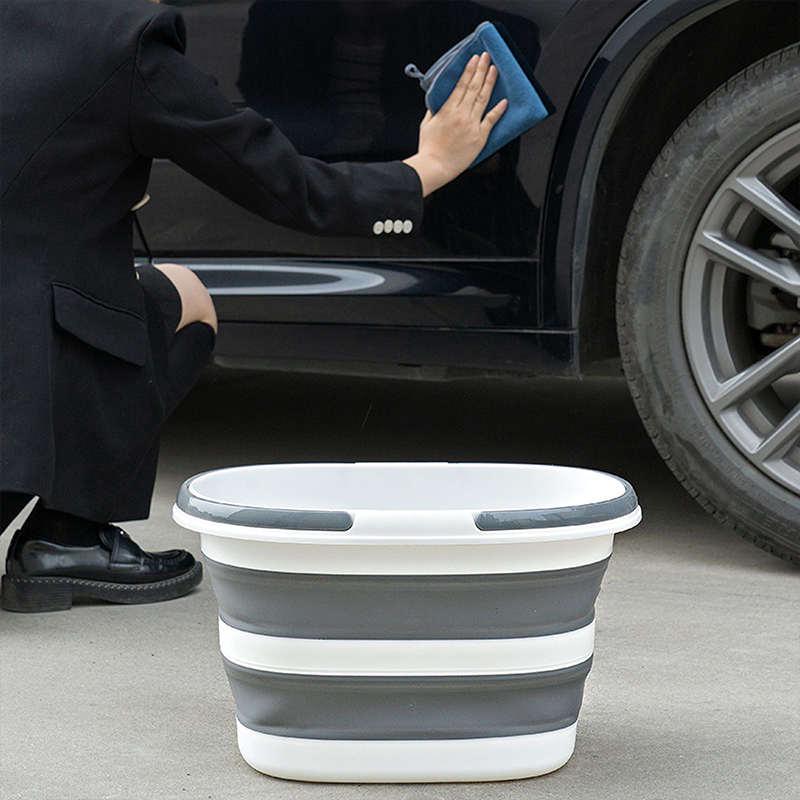 折叠水桶家用大号拖把桶大容量可手提洗衣桶家用泡脚洗车钓鱼单桶