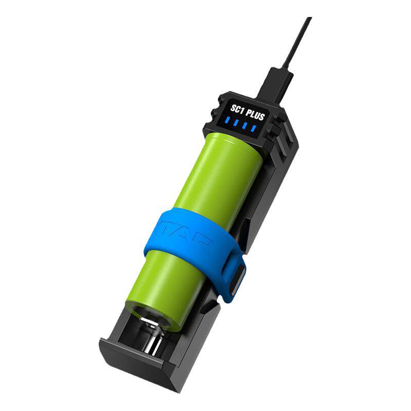 XTAR SC1 PLUS 18650/26800/21700便捷式快速3A 锂离子电池充电器
