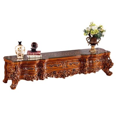 欧式电视柜全实木橡木矮柜台