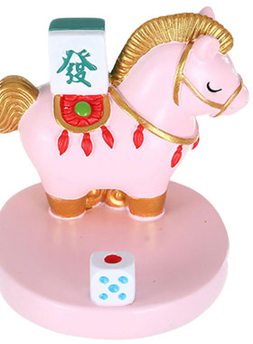 新年喜庆生肖马手机支架摆件