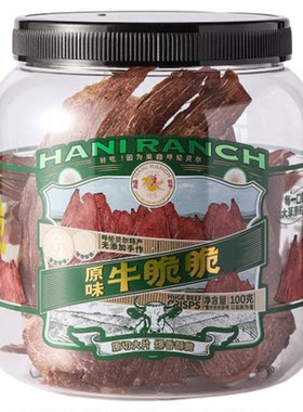 哈尼牧场高蛋白牛脆脆100g/罐