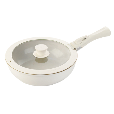 韩国Neoflam可拆卸手柄陶瓷不粘锅平底锅煎锅家用汤锅炒锅套装锅
