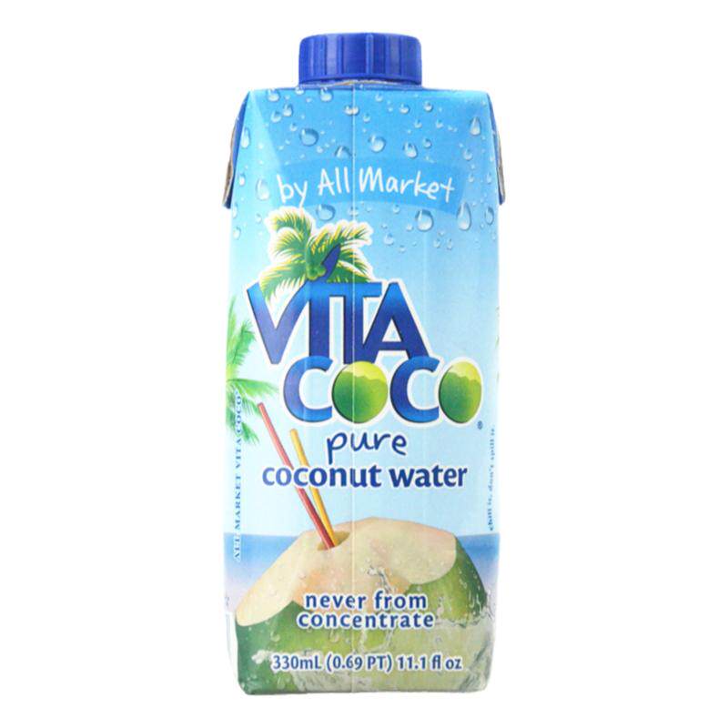 VITACOCO唯他可可椰子水饮料青椰果汁330ml纸盒装整箱饮品
