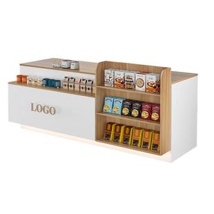 吧台桌超市收银台小型柜台便利店小卖铺商用餐饮便利店前台接待台