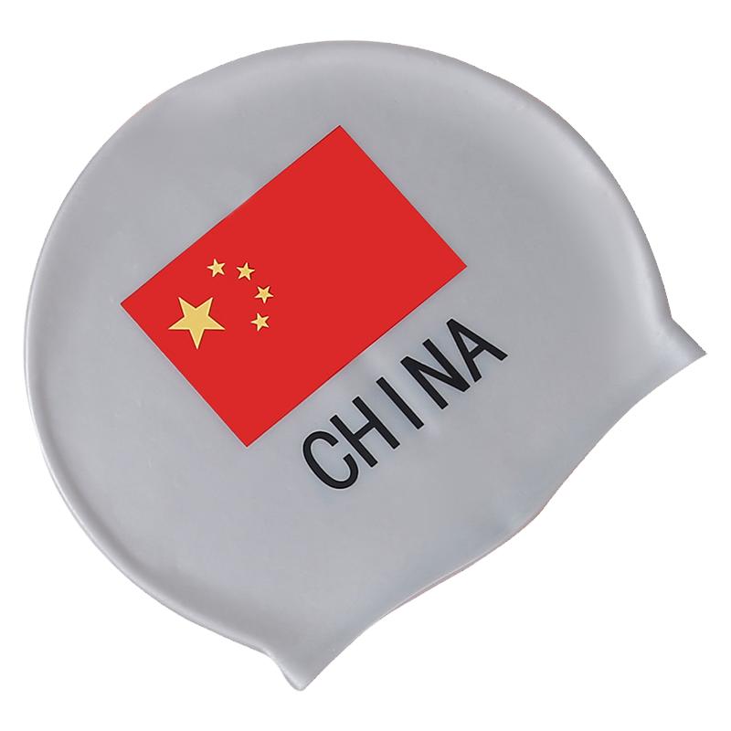 骐浪防水游泳帽男女通用大号不勒头护耳长发长发高弹硅胶泳帽厂家