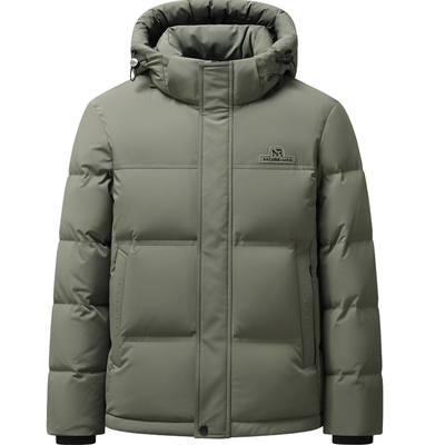 雪中飞羽绒服男2025新款鸭绒外套