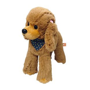 仿真狗狗毛绒玩具贵宾犬公仔玩偶泰迪布娃娃可爱女孩儿童生日礼物