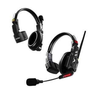 神牛SkyTalK AIR 全双工通话系统 头戴式无线导播一拖五对讲机 舞美赛事直播导演剧组航拍通话耳机智能降噪