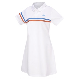 正品YONEX尤尼克斯羽毛球服女士连衣裙休闲速干yy运动裙子 215224