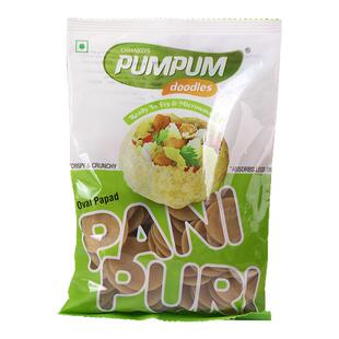 印度美食帕尼布尼炸空心球片200g油炸小吃玛莎拉脆空心土豆球零食