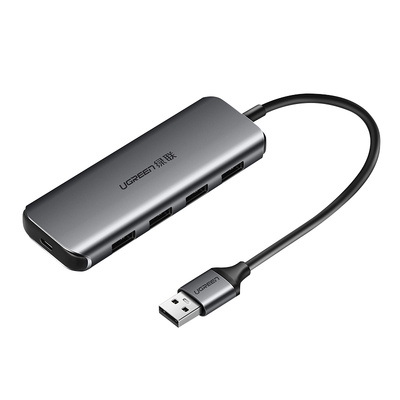 绿联USB3.0扩展器分线器带供电