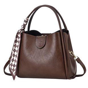 手提包女小众高级感水桶包多层百搭小包包复古时尚今年流行小包包