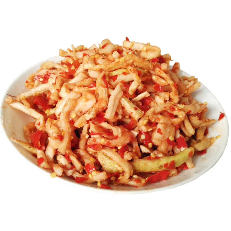 益阳辣椒萝卜条农家制作湖南特产