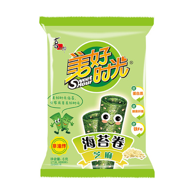 美好时光海苔卷小包装零食