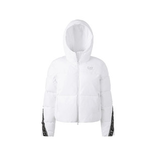 【自营】阿玛尼EA7女士短款连帽飞行员夹克棉服外套 6RTB25 TN8AZ