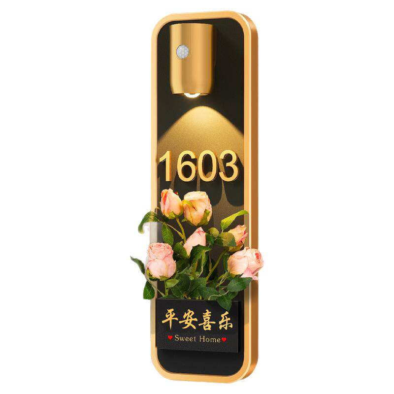 【小红书爆款】网红插花门牌